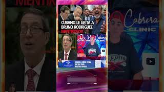 Canciller cubano pierde el poder cubano lo desmiente en plena calle porque ya nadie cree [upl. by Ynnel]