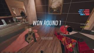 Fuze Vs First Floor of Bank Rainbow Six Siege [upl. by Grubman180]