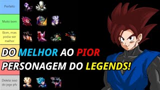 Do MELHOR ao PIOR PERSONAGEM do DRAGON BALL LEGENDS em 2023 [upl. by Nivrae]