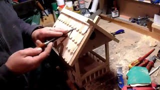 HOW TO MAKE BIRD HOUSE  FEEDER  Ako Vyrobit Vtaciu Budku  Krmitko [upl. by Willey]