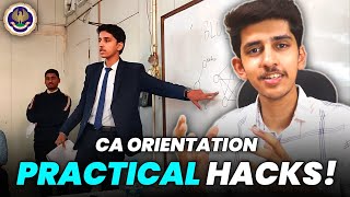 5 Most Practical Hacks to outperform in CA Orientation Course 🔥  ITT amp OC Training  Shubham Gupta [upl. by Ellinehc495]