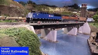 MRL on the Columbia Gorge Lines Model Railroad Club CGMRRC [upl. by Elaynad]