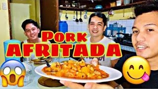 Pork Afritada  Lutong Bahay  Dennis Vlog [upl. by Aronle146]