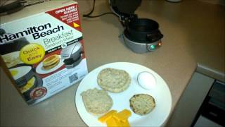 Hamilton Beach Breakfast Sandwich Maker Review [upl. by Umberto]