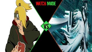 DEIDARA vs ZANGETSU VASTO LORDE [upl. by Leventhal691]