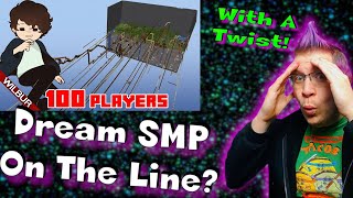 Wilbur Soot Forcing 100 Players to Cross the Void in Minecraft REACTION For The Dream SMP [upl. by Otrevlig]