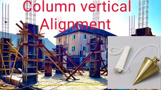 How to check vertical alignment for columns and walls [upl. by Egoreg]