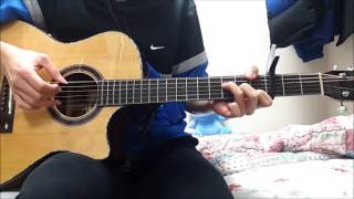 정은지Jeong Eun Ji   하늘바라기 Hopefully sky Feat 하림 Nicolas Fingerstyle guitar cover [upl. by Joktan995]