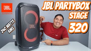 JBL PARTYBOX STAGE 320  UNBOXING Y PRIMERAS IMPRESIONES 🔊🔥🔥🔥 [upl. by Astred]