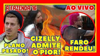 🔴Faro RENDE TRETA Sacha TEM PLANO PESADO GIZELLY ADMITE O PIOR afazenda16 [upl. by Beatrix]