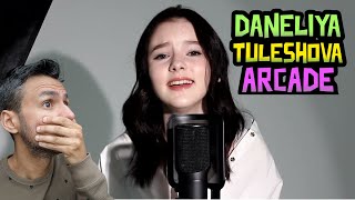 Daneliya Tuleshova  Arcade REACTION Duncan Laurence COVER [upl. by Ushijima]