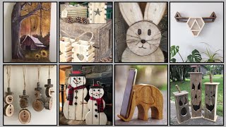 50 Great Ideas for DIY Halloween Wood Crafts [upl. by Ecnatsnok974]