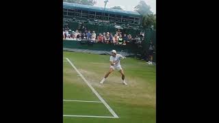 Lorenzo Musettis Backhand Up Close tennis atp musetti [upl. by Olympias]