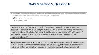 Medicare Ground Ambulance Data Collection System Instrument Public Safety Organizations [upl. by Kristien]