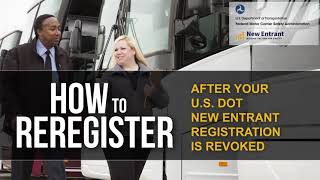 HOW TO Reregister After Revocation FMCSA OFFICIAL VIDEO [upl. by Swetlana275]