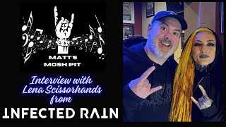 Interview with LENA SCISSORHANDS from INFECTED RAIN [upl. by Notned]