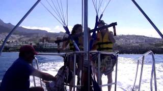 Parascending  Puerto Colon  Tenerife [upl. by Stanway]