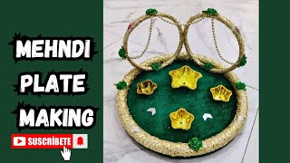 Easy Mehndi Plate Decoration Ideas for Weddings [upl. by Nurse]