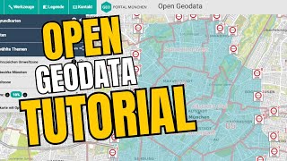 Open Geodata Portal München  Tutorial [upl. by Ayat]