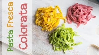 Pasta Fresca Colorata  Rosso giallo verde [upl. by Gil829]