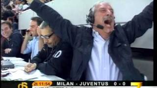 Direttastadio 7Gold  ZULIANI vs CRUDELI Milan 1  1 Juve [upl. by Atneciv]