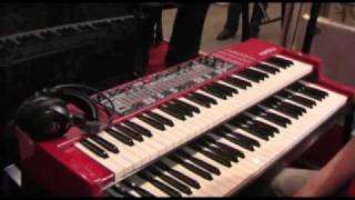 Nords twokeyboard C2 Combo Organ at Frankfurt 09 [upl. by Kerge]