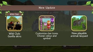 WildCraft Update Season 5 Customize Clan Icons  updateidea turborocketgames [upl. by Asimaj]