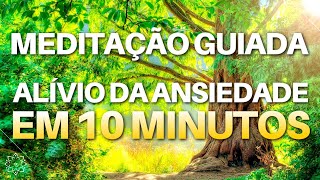 MEDITAÇÃO GUIADA PARA ANSIEDADE ALÍVIO EM 10 MINUTOS [upl. by Romeyn426]