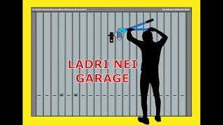 Furti nei garage  Blindax la serratura di sicurezza e di rinforzo per basculanti di garage [upl. by Solakcin]