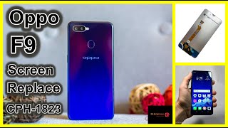 repair Disassembly Oppo F9 LCD Replace  إصلاح شاشه أوبو إف 9 [upl. by Maiocco]