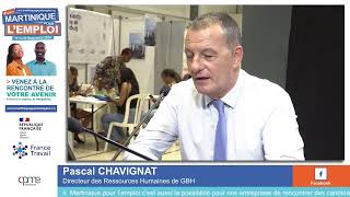 Salon Martinique pour l’Emploi 24  Pascal Chavignat GBH [upl. by Anileva]