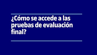 ¿Cómo se accede a las pruebas de evaluación final tipo test  UOC [upl. by Anaillil671]