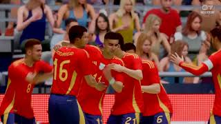 Denmark vs Spain  Nations League  FC 24 [upl. by Satterlee]