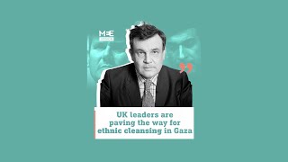 Peter Oborne UK leaders are paving the way for ethnic cleansing in Gaza [upl. by Acsecnarf]