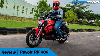 Revolt RV 400 Review  Indias 1st AI Electric Bike  MotorBeam [upl. by Weaks436]