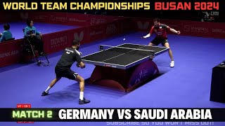 Dimitrij Ovtcharov vs Abdulaziz Bu Shulaybi  World Team Table Tennis Championships Busan 2024 [upl. by Jez622]