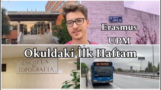 🇪🇸Okuldaki İlk Haftam  Erasmus YTÜ UPM Vlog [upl. by Attenyt]