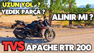 TVS APACHE RTR 200  İNCELEME  KRONİK PROBLEMLERİ [upl. by Andreas384]