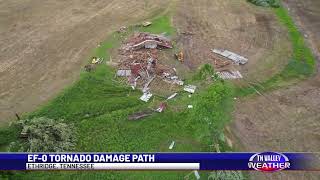 EF0 Tornado Strikes Ethridge TN [upl. by Lorenzo610]