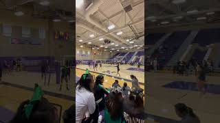 Volleyballs Poppin usacheer cheerlife volleyball schoolsports varsitycheer shortsvideo [upl. by Asilegna]