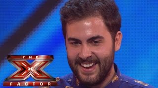 Andrea Faustini sings Try A Little Tenderness  Arena Auditions Wk 1  The X Factor UK 2014 [upl. by Cowey]