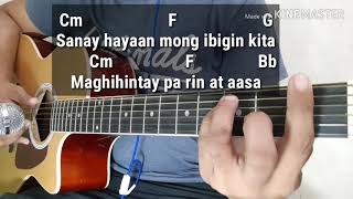 Bakit Ba Ikaw by Michael Pangilinan Acoustic Minus OneLyricsKaraoke With Guitar Chords [upl. by Marya173]