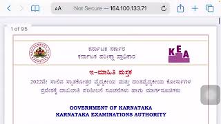 KEA Karnataka NEET PG 2022 Counselling Registration Process Step By Step  MD MS MDS Courses [upl. by Oswell368]