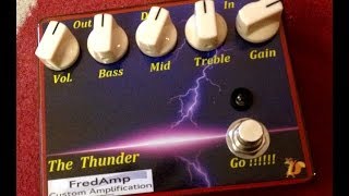 FredAmp full tube Preamp with Overdrive  Rock [upl. by Ellehcear]