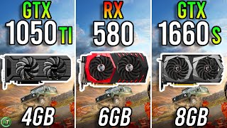 GTX 1050 Ti vs RX 580 8GB vs GTX 1660 Super [upl. by Trebor]