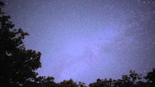 Milky Way Time Lapse Canon 5D MKII [upl. by Otilrac]