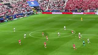 🎶 PHIL FODEN’S ON FIRE 🔥🏴󠁧󠁢󠁥󠁮󠁧󠁿🎶 ENGLAND V DENMARK EURO 24 FRANKFURT 200624 [upl. by Fogg]