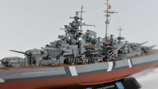 BISMARCK  scale 1700 battleship REVELL Full Video Build [upl. by Daren]