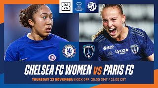 Chelsea vs Paris FC  UEFA Women’s Champions League 202324 Matchday 2 Full Match [upl. by Nevah]