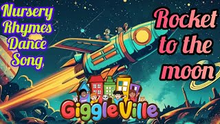 Rocket to the Moon 🚀  Exciting Space Adventure Nursery Rhyme for Kids [upl. by Arammat]